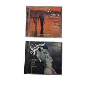 Love Story & Sentimental Journey CD Set romance easy listening date night